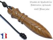 Pendule Egyptien Thot Plombé en Bois de Palo Santo Gravé Pièce Unique N°THOPALPLPT-64
