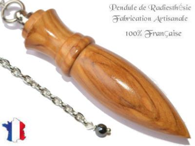 Pendule Amon Création en Bois d'Olivier Pièce Unique N°AMOL-50