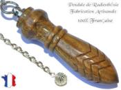 Pendule Egyptien Thot Plombé en Bois de Palo Santo Gravé Pièce Unique N°THOPALPLPT-48