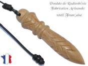 Pendule de Thot Plombé en Bois de Hêtre Pièce Unique N°THOHETPL-43