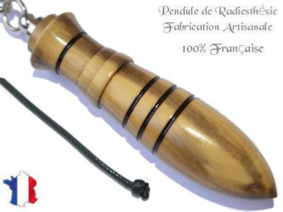 Pendule Amon Plombé Création en Bois de Buis Pièce Unique N°AMOBPL-8