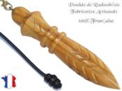 Pendule Egyptien Thot Plombé en Bois d'Olivier Pièce Unique N°THOOLPLPTCF-191