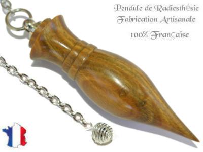 Pendule Amon Plombé Création en Bois de Palo Santo Pièce Unique N°AMPALOPL-12