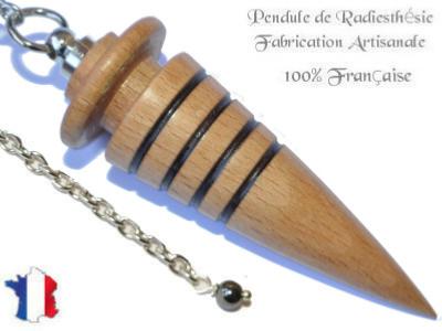 Pendule Triak en Bois de Hêtre Pièce Unique N°TRIHET-8